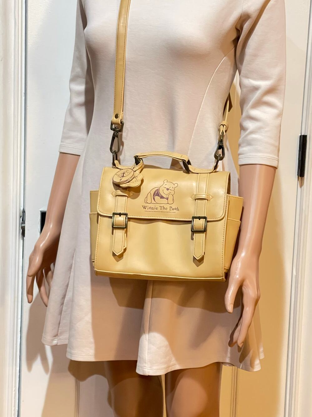Rare Disney Winnie The Pooh Buckle
Strap Crossbody Bag
